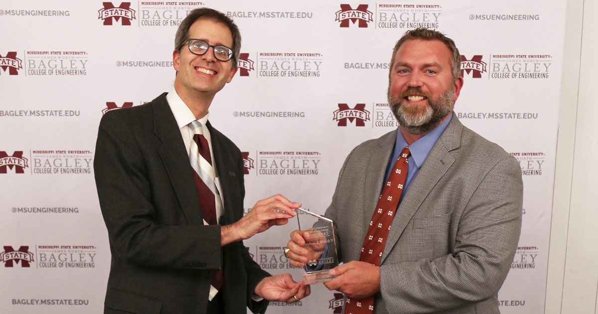 Burch earns top research award for new faculty